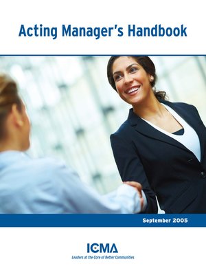 cover image of Acting Manager's Handbook